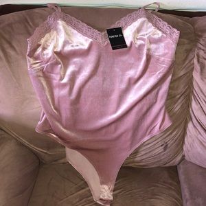 Velvet bodysuit